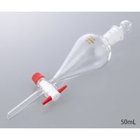 アズワン スキーブ型分液ロート テフロン(R)プラグ付 100mL 7-188-10 1個（直送品）