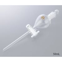 アズワン 丸型分液ロート テフロン(R)プラグ付 500mL 7-188-06 1個（直送品）