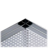 アズワン ステンレスパンチングワゴン 550P 1台(1個) 9-5040-01（直送品）