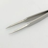 アズワン MEISTERピンセット 先鋭 耐酸鋼(全長が短いタイプ) 2M-SA 1本 9-5679-02（直送品）