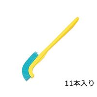 アズワン ラボラン(R)作業用ブラシ 黄 ナイロン 11本入 J-N 1袋(11本) 9-830-02（直送品）
