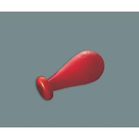 アズワン ラボランスポイト(ラテックス製・赤) 50+5個入 5mLヨウ 1袋(55個) 9-864-03（直送品）