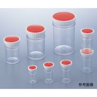 アズワン ラボランPSサンプル管瓶 25mL 橙 100本+10本入 PS-25 1箱(110個) 9-892-14（直送品）