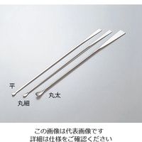 アズワン ラボランミクロスパーテル180mm 丸太 10+1本 9-891-06 1袋(11本)