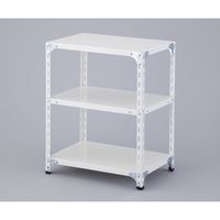 アズワン スチールラック 600×400×750mm ホワイト L21999W 1台 1-2159-02（直送品）