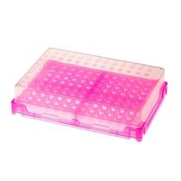 アズワン PCRラック ピンク 本体×20個入 T328-96P 1箱(20個) 1-4309-05（直送品）