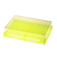 アズワン PCRラック 黄 本体×20個入 T328-96Y 1箱(20個) 1-4309-06（直送品）