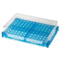 アズワン PCRラック 青 本体×20個入 T328-96B 1箱(20個) 1-4309-02（直送品）