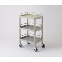 アズワン プラスチックワゴン 560×385×820mm 棚3段 Y101B 1台 1-8544-13