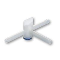 日本メデカルサイエンス 三方活栓 PP製 15mm 6-682-04 1個（直送品）