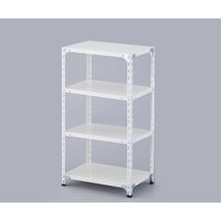 アズワン スチールラック 600×400×1200mm ホワイト H21999W 1台 1-2159-04（直送品）