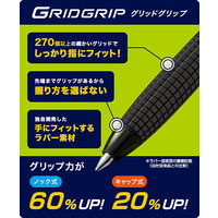 パイロット 油性ボールペン スーパーグリップG ノック式 0.7mm レッド軸 赤インク BSGK-10F-RR 1本