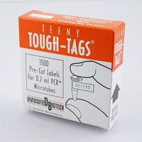 アズワン マイクロチューブ用ラベル 0.2mL用ホワイト 1箱(1000ラベル入) 2-5304-01 1箱(1000ラベル)（直送品）