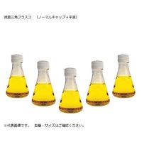 滅菌三角フラスコ(ノーマルキャップ/平底) 125mL 1袋(24個入) 4112-0125 1袋(24個)（直送品）