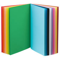 ハピラ 色画用紙 15色アソート A4 IG15A4 10冊