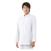 住商モンブラン ケーシー（メンズ・長袖） 72-981 白 L 医務衣 白衣 1枚（直送品）