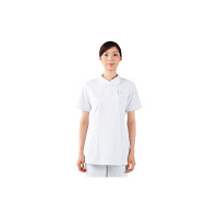 住商モンブラン ナースジャケット（半袖） 医療白衣 レディス 白 L 73-1782（直送品）