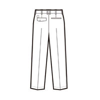 アイトス　ワークパンツ（2タック）　ネイビー　AZ5362-008-115　1着（直送品）