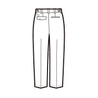 アイトス　レディースシャーリングパンツ（2タック）　ロイヤルブルー　AZ5363-006-4L　1着（直送品）