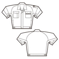 アイトス　長袖サマーブルゾン　サファイアブルー　AZ5370-072-5L　1着（直送品）