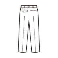 アイトス　ワークパンツ（2タック）　ネイビー　AZ5372-008-130　1着（直送品）