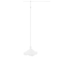 のぼり用ポール・スタンドセット　ポール長さ：1.63～2.85m　スタンド：8L　ホワイト　1セット（20組）　アスクル　 オリジナル