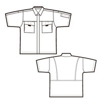 アイトス　半袖シャツ　ロイヤルブルー　AZ5576-006-6L　1着（直送品）