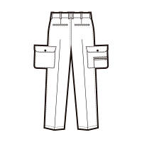 アイトス　カーゴパンツ（2タック）　アースグリーン　AZ5664-005-115　1着（直送品）