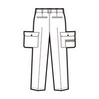 アイトス　カーゴパンツ（2タック）　ネイビー　AZ5664-008-125　1着（直送品）