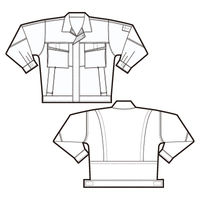 アイトス　長袖サマーブルゾン（配色）　グレー×ロイヤルブルー　AZ5570-003-4L　1着（直送品）