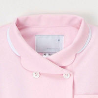 ナガイレーベン 花びらワンピース ナースワンピース 半袖 ピンク S HO-1937