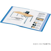 コクヨ クリヤーブック＜ベーシック＞ 固定式　横入 サイドスロー　A3タテ　20枚ポケット　黒　ブラック ラ-B223D 1セット（16冊入）