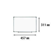 コクヨ ホワイトボード 壁掛け 軽量タイプ 無地 幅457×高さ311mm FB-SL115W 1セット(3枚)