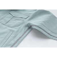 アイトス 長袖サマーブルゾン AZ1630-006 ブルー 5L　（直送品）