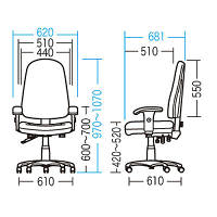 サンワサプライ　MAハイバックチェア　オフィスチェア　肘付　グレー　SNC-5MTGY　1脚　（直送品）