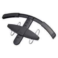 ロアス チェアハンガー服の神 ブラック RCH-101BK オフィス便利グッズ 上着掛け 簡単取り付け 高さ調節可能