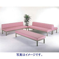 東洋工芸　MCロビーベンチ　背無　幅1500mm　ライトグレー　MC-150NE（T8)　（取寄品）