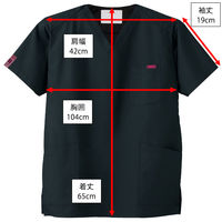 フォーク スクラブ サックス S 7003SC-2 1枚（直送品）