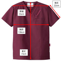 フォーク スクラブ ワイン 3L 7003SC-16 1枚（直送品）