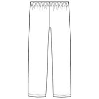 フォーク ストレートパンツ(男女兼用) グリーン S 6003SC-4 1枚　スクラブ（直送品）