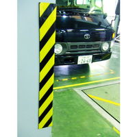 トラスコ中山 TRUSCO セーフティクッション 幅100mmX長さ1m イエローブラック TSC-1001 1枚 329-2266