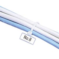 エレコム　表示スペース付結束バンド　LD-ST100WH20（直送品）