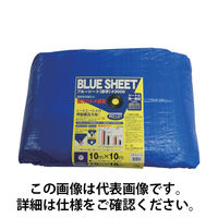 ユタカメイク シート #3000BLUESHEET(OB) 10.0m×10.0m BLS-18 1枚 337-0461（直送品）
