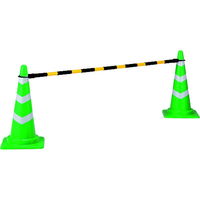 トラスコ中山 TRUSCO ガードバー 長さ2.11m イエローブラック TGB-YB20 1本 364-1015