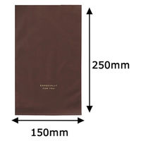 梨地バッグ SS ブラウン 1袋（50枚入）ラッピング用品 ヘッズ