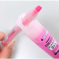 蛍光オプテックス1・2用カートリッジ ピンク RWK8-P 1セット（9本：3本入×3ケース）ゼブラ