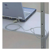 エレコム マルチコードセキュリティロック ESL-12 1セット(5本)（直送品）