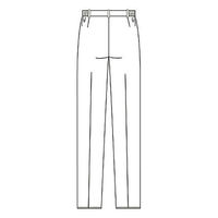 フォーク　女子パンツ　2917　ネイビー　L　白衣