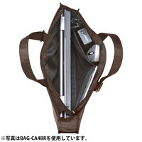 サンワサプライ カジュアルPCバッグ ブラック/15.6インチワイドまで対応 BAG-CA4BK 1個