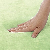 テンダイ　低反発クッション　三角型大　ミントグリーン